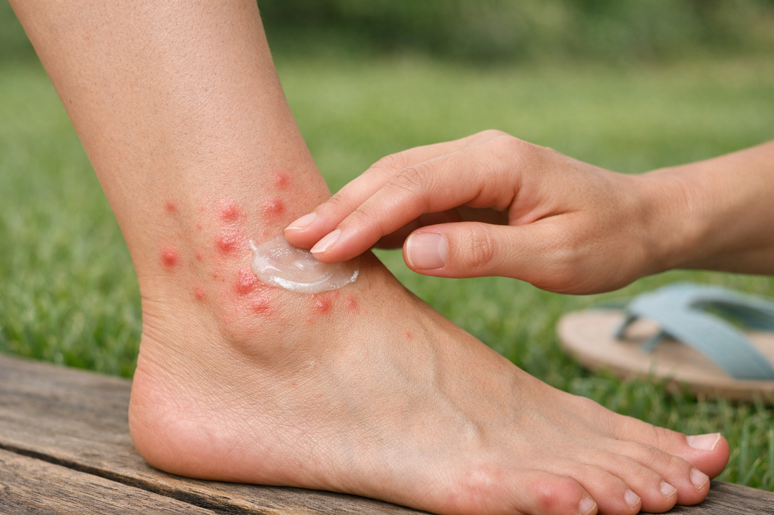 Grasmilbenbisse erkennen und behandeln – So lindern Sie den Juckreiz