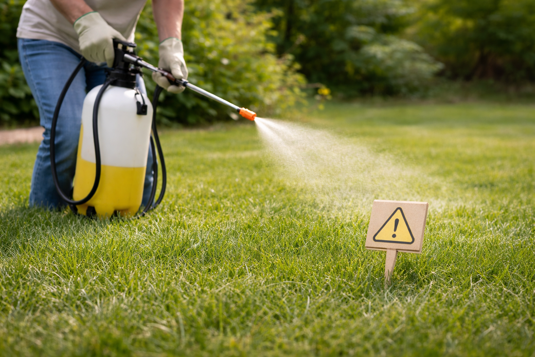 Chemische Mittel gegen Grasmilben – Warum Sprays & Gifte keine Dauerlösung sind